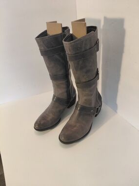 Nurture by Lamaze Gray Tall Buckle Riding Boots